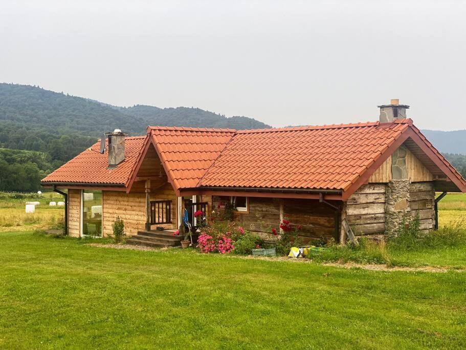 Polanka Beskid Niski Cute Cabin With Spectacular Views Hanczowa Exterior foto
